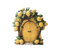 Genérico Fairy Door - Mini Wooden Elf Garden Doors, Whimsical Yard Sculpture Accessory for Outdoor Trees, Decorative Faairy Home Ornament for Landscapes | Perfect for Fairys Gardens Tree Décor
