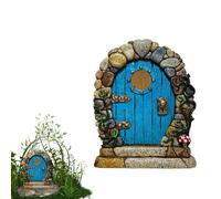 Genérico Fairy Door - Multi-Color Door Fairy Doors For Trees Outdoor, 10 * 8cm F́Airy Doors Outdoor Miniature Garden Ďoors, Mini Garden Miniatures Ďoor, Ģarden Decor, F̀Airy Ğarden Accessories
