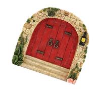 Genérico Fairy Door - Multi-Color Door Fairy Doors For Trees Outdoor, 10 * 8cm F́Airy Doors Outdoor Miniature Garden Ďoors, Mini Garden Miniatures Ďoor, Ģarden Decor, F̀Airy Ğarden Accessories