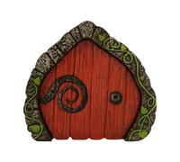 Genérico Fairy Door - Whimsical Miniature Figurines For Trees Outdoor | Whimsical Miniature Fairy Door Figurine, Outdoor Fairy Door For Trees Wall Window Backyard Forest Yard Village Pond