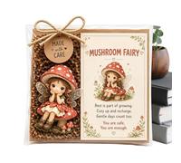 Genérico Fairy Figurines Positive Flower Fairy Toys with Card Encouragement