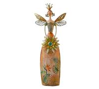 Genérico Fairy Figurines | Weatherproof Metal Fairy Sculpture | 20cm | Garden Angel Ornaments | Delicate Silhouette Decor | Artistic Home Statue | For Bedroom Shelf Table Living Room Balcony Yard