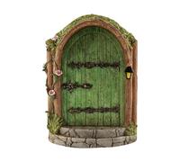 Genérico Fairy Garden Door - Vibrant Storybook Decoration, Forest Gateway, Charming Tree Trunk Embellishment, Tiny Fairy Realm Entrance Landscape Ornament Collection For Outdoor Garden Decor