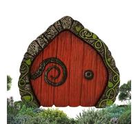 Genérico Fairy Garden Door,Whimsical Miniature Decor | Fairy Doors For Trees Outdoor | Wall Window Backyard Forest Yard Village Pond Room