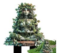 Genérico Fairy Garden Stakes - Acrílico Garden Statue Stakes, Tree Man Fairy Earth Goddess, 2D Flower Pot Decoration for Lawn Yard Patio | Outdoor Gardens Accessories, Ground Inserte Decorative Accent