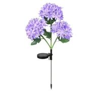 Genérico Fairy Hydrangea Lights - Artificial Light Up Hydrangea Flower | Enchanted Flower Decor with 2 Lighting Modes, Blossom Garland, Silk Petals and Leaves, Garden Landscaping Decor for Yard Patio