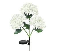 Genérico Fairy Hydrangea Lights - Artificial Light Up Hydrangea Flower | Enchanted Flower Decor with 2 Lighting Modes, Blossom Garland, Silk Petals and Leaves, Garden Landscaping Decor for Yard Patio