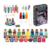 Genérico Fairy Potion Kit, Creative Potions Making Craft Set With Bottles For Kids Boys Girls And Families, Fun Art Supplies For Birthday Creative Play And Imaginative Activities, 9.25x6.69x2.36 Inc