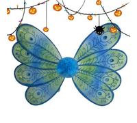 Genérico Fairy Wings for Kids Halloween Party Girls Fairy Costume