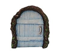 Genérico fairydoorWooden Wall Decoration - 10x11x0.5cm Rustic Miniature fairyGarden Decor, Elf doorOrnament | fairydoorfor Tree, Home, Bedroom, Nursery and Garden Wall Decor, Fantasy Pix