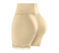 Genérico Faja Moldeadora para Mujer Body Escote en V Corporal sin realza Figura có elástica Adelgazante realce glúteos Cintura Ajuste (Beige, XXXXL)