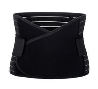 Genérico Faja Tanga Reductora Body Negro Mujer Postpartum Abdominal Belt Strong Plastic Girdle Girdle Belly Breathable Female Belly Rozaduras Muslos Faja Black M