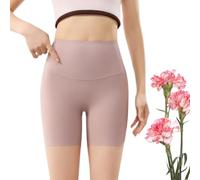 Generico Fajas Sixth Pandas, Pantalones Cortos moldeadores sin Costuras for Mujer, realza los glúteos y Adelgaza los Muslos sin enrollarse(Pink,S)