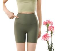 Generico Fajas Sixth Pandas, Pantalones Cortos moldeadores sin Costuras for Mujer, realza los glúteos y Adelgaza los Muslos sin enrollarse(Green,XL)