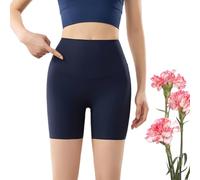 Generico Fajas Sixth Pandas, Pantalones Cortos moldeadores sin Costuras for Mujer, realza los glúteos y Adelgaza los Muslos sin enrollarse(Dark Blue,M)