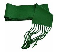 Genérico Fajines con Flecos para Traje Regional para Adulto y Niños, 50% Algodón 50% Acrílico, Fajas Fiestas, Peñas, Trajes Festivos, Disfraces, Carnaval (Verde, 12 x 140 cm (Niños 0-7 Años))