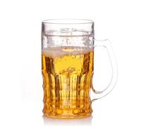 Genérico Fake Beer Glass, 400ml Double Layer Funny Beer Mug, Fake Beesr Glass, Large Capacity Funny Prank Drinking Cup, For Bars Beverages, Prank And Parties (1pcs)