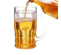 Generico Fake Beer Glasses - Taza de cerveza simulada, 420 ml, doble capa, Funny BeerS Mugs For Men, Drinking Cups For Men Fake Drinking Container Novelty Kitchen Ornament