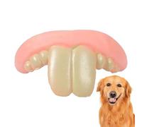 Genérico Fake Dog Teeth - Halloween Disfraz Accessory for Pets Humans | Realistic Looking Canine Fangs for Scary Fun, Party, Pranks, Cosplay, and Entertainment Lightweight and Comfort