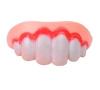 Genérico Fake Dog Teeth - Silicone Funny Fangs, Interactive Pet Toy | Mental Stimulation Exercise Canine Play Device, Indoor Outdoor Travel Entertainment Gear For Gags