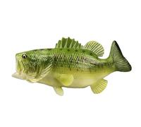 Genérico Fake Fish Model, Realistic Simulated Bass, Solid Teaching Toy, Realistic Design, Safe NonToxic Material, Perfect for Home Water Display, Catching Reefs Tank Bowl Pond Carnival Party