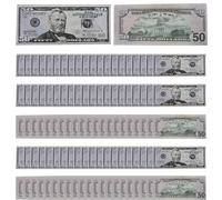 Genérico Fake Money Prop, Realistic Movie Prop Dollars, Pretend Play Toy, Teaching and Games, Educational Simulation Bills Set for Boys, Girls, Adolescentes, Youth, Women, Men, Filming Use