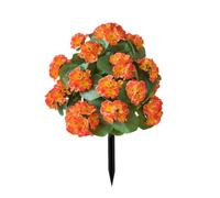 Genérico Fake Outdoor Flowers Faux - Garden Begonia with Stakes