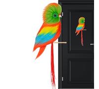 Genérico Fake Parrot | Realistic Funny Tropical Party Favors,Bird Themed Party Decorations | for Bedroom Living Room Balcony Farmhouse Garden Patio Porch Outdoor Birthday Holiday