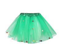 Genérico Falda con lentejuelas para mujer para Carnaval Victoriano Ladies Europa y América Sexy Color Smallball Falda Cake Pommel Adulto Estilo Medieval Smallball Mujer Colorida, verde, Talla única