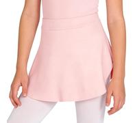 Genérico Falda de Baile para niñas con Abertura Lateral, Cintura elástica y Vuelo Ligero, Ideal para Ballet, Clases y actuaciones, tutú Suave y cómodo para Movimientos fluidos (8-12 Years)