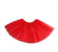Genérico Falda De Ballet Falda tutú de Tul de poliéster Tutús de Bailarina de Ballet for Faldas Adultas Volantes(Red)