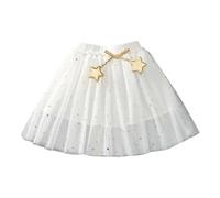 Genérico Falda Medieval Niña Vestido de Baile Infantil con Falda Tutú y Láminas Doradas para Niñas Elegante y Especial (Purple, S)