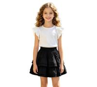 Genérico Falda Midi para niña Tipo Capa con Pliegues, Falda Corta Estilo Uniforme Escolar, Prenda Ideal para la Vuelta al Cole, cómoda para Uso Diario y Actividades Escolares