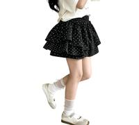 Genérico Falda Midi para niña Tipo Capa con Pliegues, Falda Corta Estilo Uniforme Escolar, Prenda Ideal para la Vuelta al Cole, cómoda para Uso Diario y Actividades Escolares