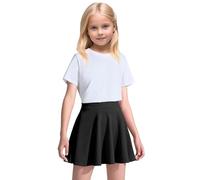 Genérico Falda para Niñas Corta Plisada de Punto Faldas Patinador Danza Tenis Disfraz
