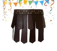 Genérico Falda Romana Con Borlas Disfraz Cosplay Ropa Medieval Vintage