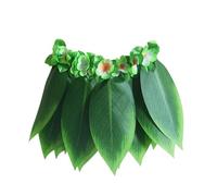 Genérico Falda Tul Mujer Disfraz - Falda Fiesta Mujer Larga - Kit De Accesorios para Disfraz De Falda con Hojas Y Flores