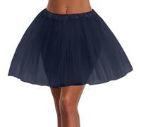 Genérico Falda Tul Mujer Ropa Fiesta Elegante Elegante Tutu Disfraces de Carnaval Disfraces Adulto Disfraz Talla Grande Mujer Talla Grande de Hippie Fato Carnaval Mulher Azul Marino One Size