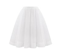 Genérico Falda Tul Mujer Tutu Adulto Falda Triple Capa Tul Falda Midi Tulle Skirt 80s Vintage Falda Abultada A-línea Falda Baile Fiesta Faldas Retro Mini Falda para Carnaval Semana Santa Fiesta