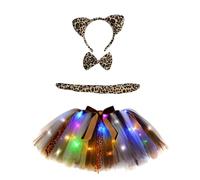 Genérico Falda Tul Niña Fiesta Tutu Lentejuelas Estrellas Princesa Ballet Tutus Brillar Danza Capas Minifalda Corta Falda de Ballet Pequeñas Niñas Básico para Danza Fiesta Disfraz (Coffee, 3-5 Years)