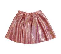 Genérico Falda Tul Niña Tutu Lentejuelas Estrellas Princesa Ballet Tutus Brillar Danza Capas Minifalda Corta Falda de Ballet Pequeñas Niñas Básico para Danza Rendimiento Ballet (Red, M)