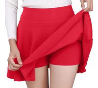 Genérico Falda Vaquera Larga Mujer - Ropa Mujer Verano - Falda Plisada De Estilo Corto Informal A La Moda para Mujer