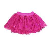 Genérico Faldas Corta Mujers de Lentejuelas Tallas Grandes Minifalda Cintura Alta Elástica con Brillos para Fiesta Disco Danza Carnaval Halloween