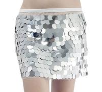 Genérico Faldas De Mujer- PañUelo De Cadera Danza del Vientre De Carnaval con Flecos Y Lentejuelas Circulares Cadena La Cintura Practicar Presentaciones Y Yoga