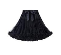 Genérico Faldas Mujer, Tutu Mujer De Capas para Un Elegante Estilo Abullonado Ballet Cintura Alta Y Fluida para Fiestas Baile VersáTil con Cinturilla Suave para Salidas Informales Y