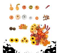 Genérico Fall Decoration Pumpkin, Artificial Pumpkin Decor, 9.45x9.45in Autumn Table Centerpiece, Decorations Seasonal, Holiday Pumpkins for Halloween, Thanksgiving, Harvest, Party, Porch