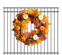Genérico Fall Door Wreath For Front Door, Wreaths Home Décor Fall Decorations, Seasonal Decor For Holidays, Indoor Outdoor Decoration For Wall Fireplace Window Harvest Halloween Farmhouse Party