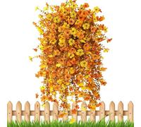 Genérico Fall Flower Bouquet - 27 Inch Artificial Decorative Flowers, Colorful Lifelike Arrangement for Home, Garden, Porch, Patio, Balcony, Door, Fence, Indoor Seasonal Décor Home Use