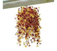 Genérico Fall Flower Bouquet - 27 Inch Artificial Decorative Flowers, Colorful Lifelike Arrangement for Home, Garden, Porch, Patio, Balcony, Door, Fence, Indoor Seasonal Décor Home Use