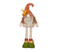 Genérico Fall GNOME Decorations - Telescoping Standing Elf, Autumn Themed Plush Doll with Sturdy Weighted Boots, Seasonal Festive Interior Ornament, Ideal for Workplace Desk Greeting Entrance Display